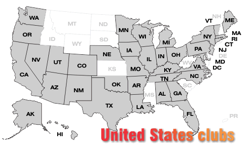 U.S. Map: U.S. Front Runners